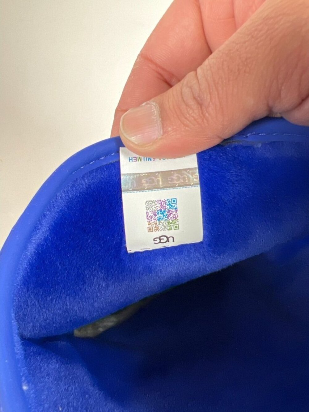 UGG Women 8 Royal Blue Patent Leather Drizlita Rain Boots Waterproof 1144059 - Picture 5 of 8